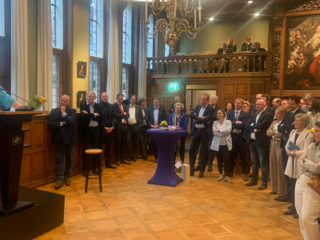 Fleur Gräper heeft het laatste woord op haar afscheidsreceptie