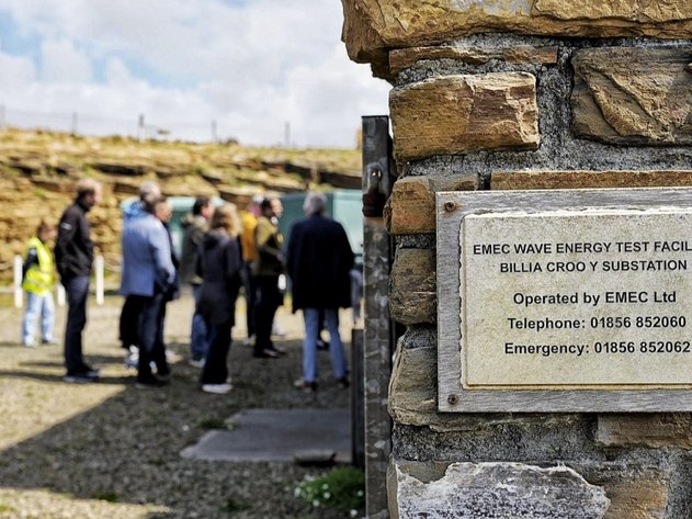 Energie uit golven op Orkney. Foto: Martijn Heemstra