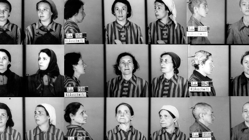 Foto: Photographs of Jewish women deemed fit to work after arriving at the camp. ©Auschwitz Birkenau State Museum.